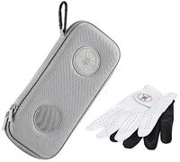 Handy Picks Sac à gants de golf Performance - Garde vos gants de golf propres et secs - L'air coule à travers le dos pour évacuer l'humidité (gris)