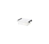 HANDY PLUS 1,2L CLIPS GRIS , Rangement, Transparent, 21,5 x 17 x 7,1 cm