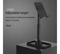 Handy Tablet Support Portable Telescopic Desktop Stand Cell Universal Q2 noir