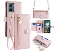 Handykette Étui pour Motorola Moto G05/E15 Avec Ruban Compartiments Cartes PU