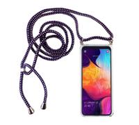 Handykette pour Samsung Galaxy A50 Avec Ruban Coque Accrocher Corde Violet Neuf