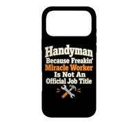 Handyman Because Superhero n'est Pas Un Titre de Poste Coque pour iPhone 17 Pro Max