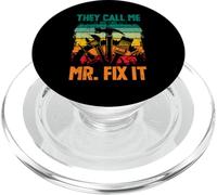 Handyman Dad They Call Me Mr Fix It Repairman Fête des pères PopSockets PopGrip pour MagSafe