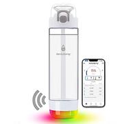 HANDYSPRING - Bouteille d'eau intelligente avec rappel de boire de l'eau, lumières et son, suivi de l'apport d'eau, rechargeable, plastique Tritan avec paille, cadeaux pour femme, homme, maman, papa,