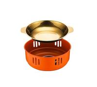 HANELREEZD Réchauds for Buffet Réchauds Ronds en Acier Inoxydable, Ensemble de Buffet for Toute fête Chauffe Plat