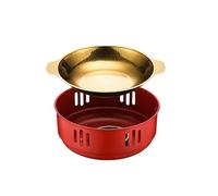 HANELREEZD Réchauds for Buffet Réchauds Ronds en Acier Inoxydable, Ensemble de Buffet for Toute fête Chauffe Plat