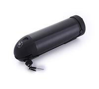 HANERIDE Batterie pour vélo électrique 36 V 10,4 Ah (374 Wh) - Noir - Avec chargeur et support - Pour moteur 250 W - 500 W - Convient pour Pedelec Rex MiFa Trio