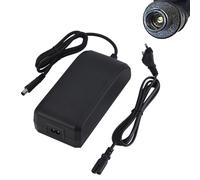 HANERIDE Chargeur de rechange STC-8155LC pour AEG 36 V 4 A avec fiche ronde (7,4/5 mm) pour batteries AEG SideClick