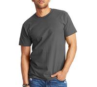 Hanes Beefy-t T-Shirt, Heavyweight Cotton Tee, 1 Or 2 Pack, Big & Tall, Smoke Gray, M Homme