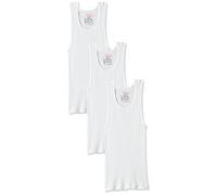 Hanes Big Boy Lot de 3 débardeurs pour garçon, Blanc, Taille S