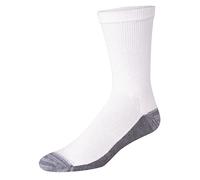 Hanes X-Temp Lot de 12 paires de chaussettes rembourrées pour homme, Chaussette, blanc, 40-42, 12-14