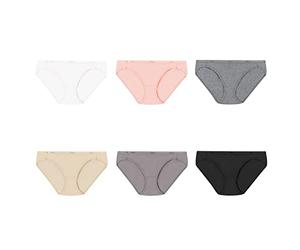 Hanes - Bikini - Femme Multicolore Mehrfarbig - Asst/Solid