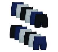 Hanes Boxer sans étiquette avec Ceinture recouverte de Tissu - Plusieurs Disponibles Boxeur ajusté, Lot de 12-Assortis, Homme
