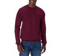 Hanes Chandail Ultime en Molleton épais pour Hommes, Chandail à Encolure Ras du Cou pour Hommes, Marron, L