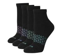 Hanes Chaussettes rembourrées pour Femme, sans Couture, 4-PRS, Noir, 4-8 (Lot de 4)
