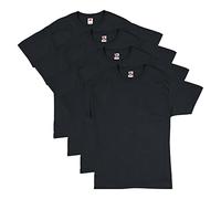 Treask Hanes Men's ComfortSoft T-Shirt (Pack of 4), 2Black, X-Large