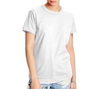 Hanes classic-fit Jersey T-shirt pour femme 4,5 oz, Blanc, Small