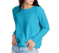 Hanes Col Rond EcoSmart Maillot de survêtement, Bruyère Bleu Vif, S Femme