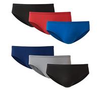 Hanes Comfort Flex Lot de 6 Slips Bikini Teints sans étiquette pour Homme, Coloris Assortis, Large