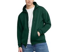Hanes ComfortBlend® EcoSmart® Full Zip Hoodie M Green
