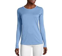 Hanes Cool Dri T-Shirt, Bleu Clair, XL Femme