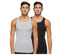 Hanes Débardeur ComfortSoft Anti-humidité pour Homme sans étiquette - Multipack, Teinte, S