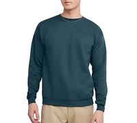 Hanes EcoSmart Fleece, Pullover Crewneck Sweatshirt, 1 Or 2 Pack Maillot de survêtement, Bleu Sarcelle métallisé 1 Paquet, M Homme