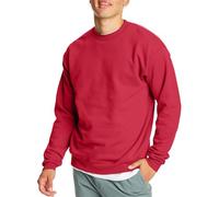 Hanes EcoSmart Fleece, Pullover Crewneck Sweatshirt, 1 Or 2 Pack Maillot de survêtement, Rouge Profond, L Femme