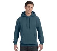 Hanes EcoSmart Hoodie, Midweight Fleece, Pullover Hooded Sweatshirt for Men Sweat à Capuche, Bleu Jean, L Homme