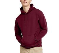 Hanes EcoSmart Hoodie, Midweight Fleece, Pullover Hooded Sweatshirt for Men Sweat à Capuche, Bordeaux, 3XL Homme