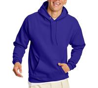 Hanes P170 Sweat à Capuche, Opaque, Violet, L Homme