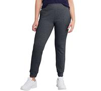 Hanes EcoSmart Joggers, Midweight Cotton-Blend Fleece Sweatpants for Women Pantalon de survêtement, Ardoise chiné, M Femme