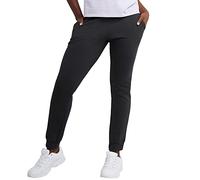 Hanes EcoSmart Joggers, Midweight Cotton-Blend Fleece Sweatpants for Women Pantalon de survêtement, ébène, S Femme