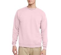 Hanes EcoSmart Pull en Polaire et Coton mélangé à col Rond pour Homme (Lot de 1 ou 2), Rose pâle - Lot de 1, Large