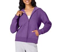 Hanes Sweat à capuche zippé EcoSmart Fleece Violet Splendor Heather XL Femme