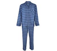 Hanes Ensemble de pyjama tissé uni pour homme, bleu, 6X-Large