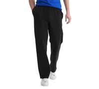 Hanes Essentials Sweatpants, Men’s Cotton Jersey Pants with Pockets, 33” Pantalons, Noir, 3XL Homme
