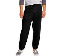Hanes Fleece Sweatpants, EcoSmart Athletic Lounge Pants for Men, 32" (1 Or 2 Pack) Pantalons, Noir-Lot de 1, L Mixte Adulte