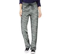 Hanes Pantalon en Tissu éponge, Teinture Spatiale Noire, XL Femme