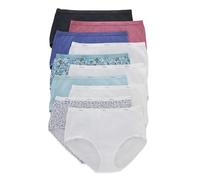 Hanes JMS Women's Cool Comfort Cotton Brief 10-Pack Cool Comfort Cotton Lot de 10 Slips en Coton Femme (Lot de 10)