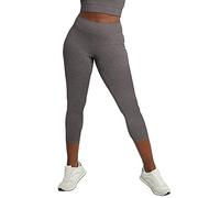 Hanes Stretch Jersey Capri Leggings, Gris Anthracite chiné, XXL Femme