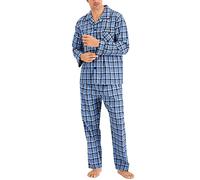Hanes 91002 Ensemble de Pijama, Carreaux Sarcelle, XXXXL Homme