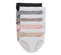 Hanes Culottes bikini Lot de 10 en coton pour femme Taille 38