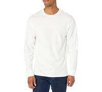 Hanes Lot de 2 t-Shirts à Manches Longues pour Homme, Blanc, M