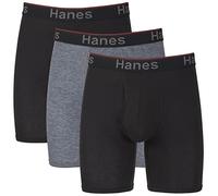 Hanes Lot de 3 Boxers pour Homme, Coloris Assortis, XL