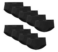 Hanes Slip en coton anti-humidité pour homme – Noir, Lot de 9, Medium