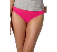 Hanes Lot de 6 bikinis pour femme - Sous-vêtements unis et imprimés, Couleurs assorties, 8