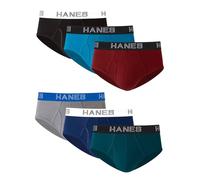 Hanes Lot de 6 slips stretch pour homme, coloris assortis, Medium