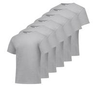 Hanes Lot de 6 T-shirt pour homme Confort doux - Gris - Medium