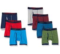 Hanes Lot de 7 Boxers pour garçon Cool Comfort sans étiquette Boxeur ajusté, mélangé, Taille
